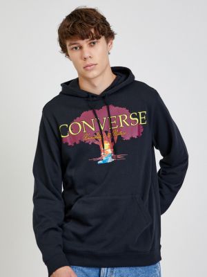 Sweatshirt Converse schwarz