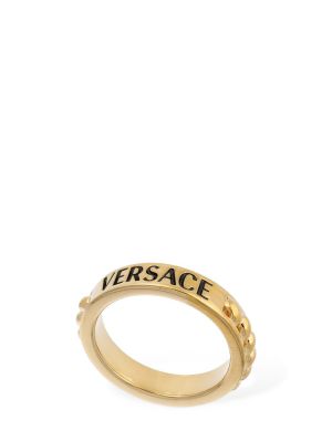 Prsten Versace zlatna