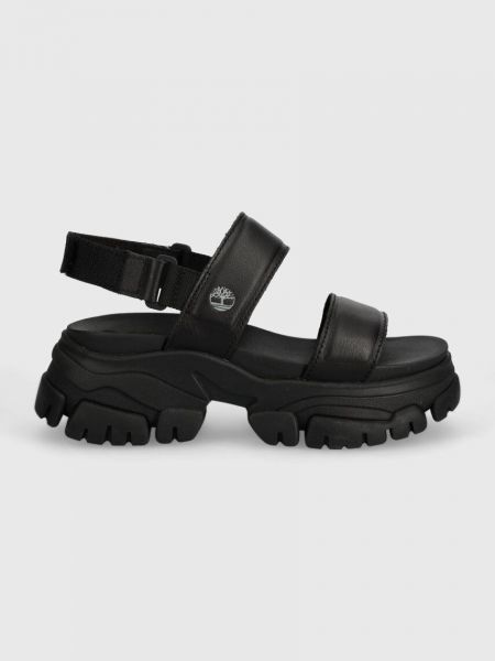 Sandały skórzane Timberland czarne