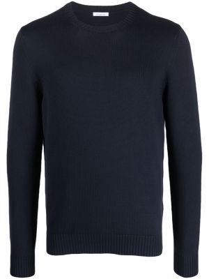 Плетен пуловер Malo синьо