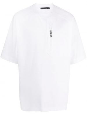 Kokvilnas t-krekls ar apdruku Tatras balts