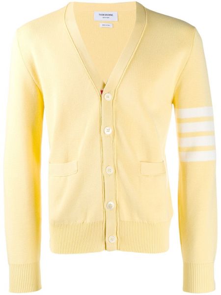 Cardigan Thom Browne giallo