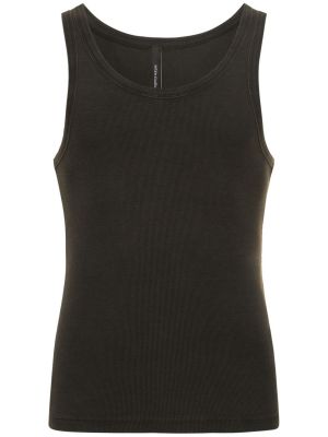 Bavlněná slim fit košile Entire Studios černá