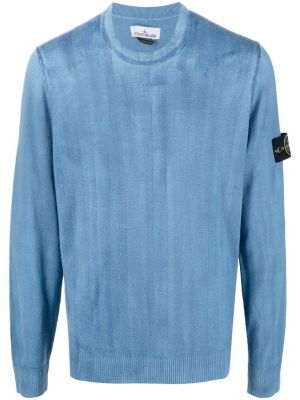 Ull sweatshirt Stone Island blå