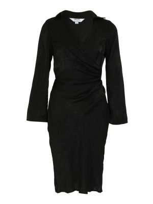Košeľové šaty Dorothy Perkins Petite čierna