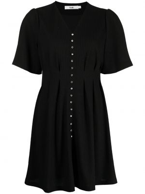Плисирана мини рокля B+ab черно