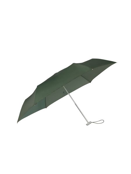 Кожаный зонт из искусственной кожи Samsonite зеленый