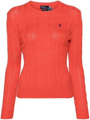 Lina kokvilnas garš džemperis ar izšuvumiem Polo Ralph Lauren