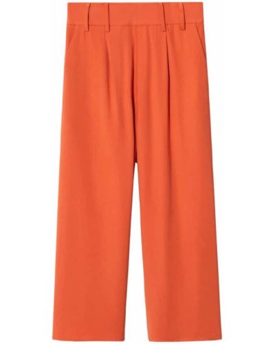 MANGO Pantaloni cutați 'Bosco-H'  roșu orange