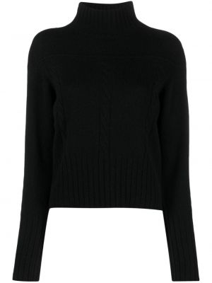 Vlnený sveter Seventy čierna