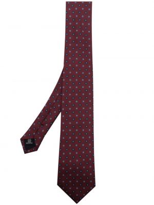 Pöttyös selyem nyakkendő nyomtatás Fursac