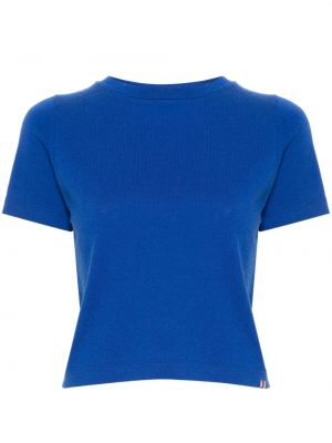 Кашмирена тениска Extreme Cashmere синьо