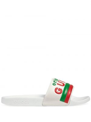 Bílé sandály Gucci