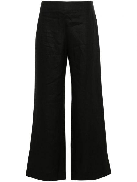 Pantaloni di lino Ermanno Scervino nero