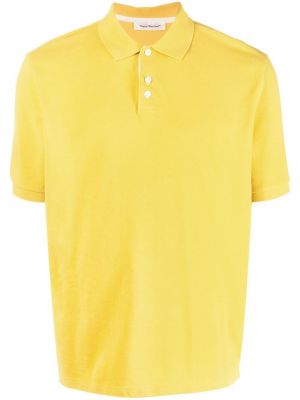 Medvilninis polo marškinėliai There Was One geltona