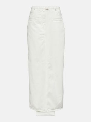 Džínová sukně Courrèges bílé