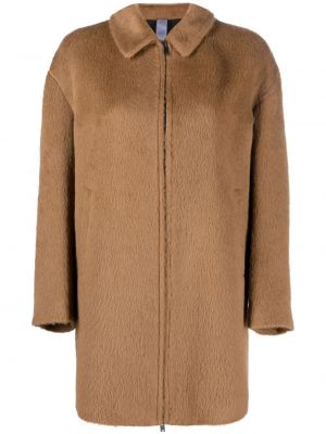 Kabát na zips Hevo hnedá