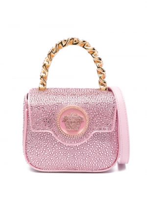 Shopper handtasche mit kristallen Versace