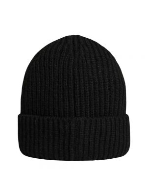 Dzianinowa czapka Napapijri czarna