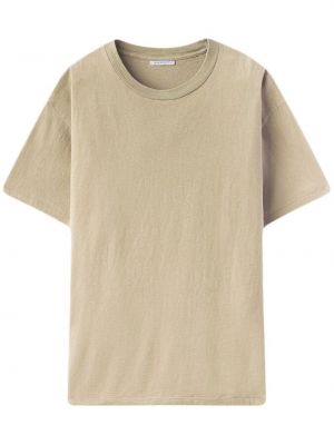 T-shirt en coton col rond John Elliott beige