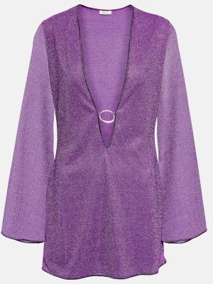 Mini vestido Oséree violeta