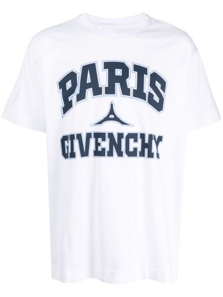 Mustriline puuvillased t-särk Givenchy