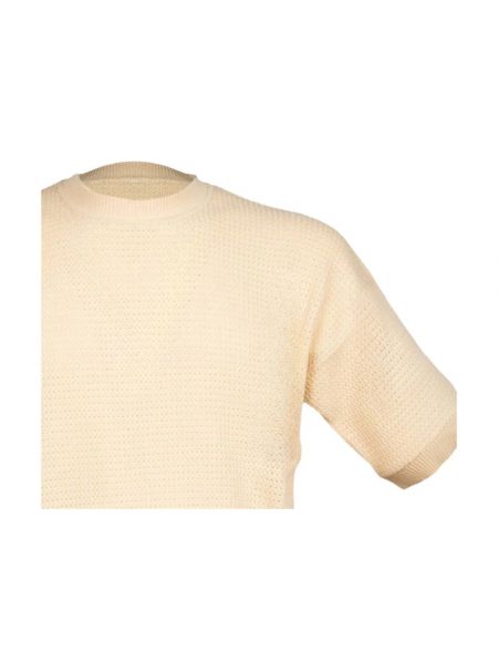 Jersey de algodón de punto de tela jersey Circolo 1901 beige
