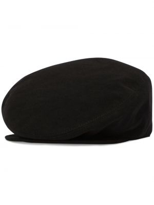 Czarna czapka bawełniana bez obcasa Dolce And Gabbana