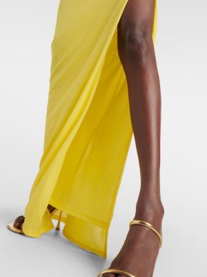 Μάξι φόρεμα Staud κίτρινο