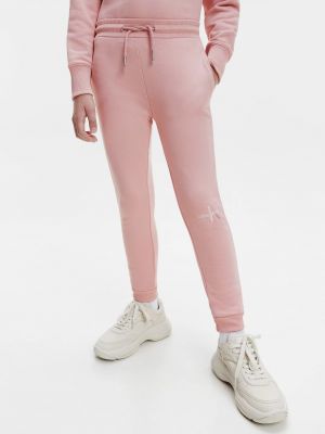 Tepláková súprava Calvin Klein Jeans ružová