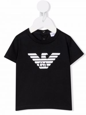 T-shirt for piger Emporio Armani Kids blå