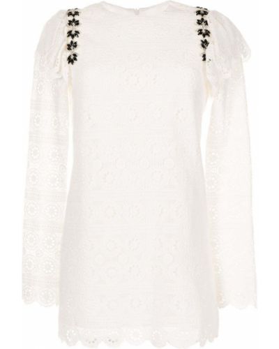 Mini vestido ajustado Macgraw blanco