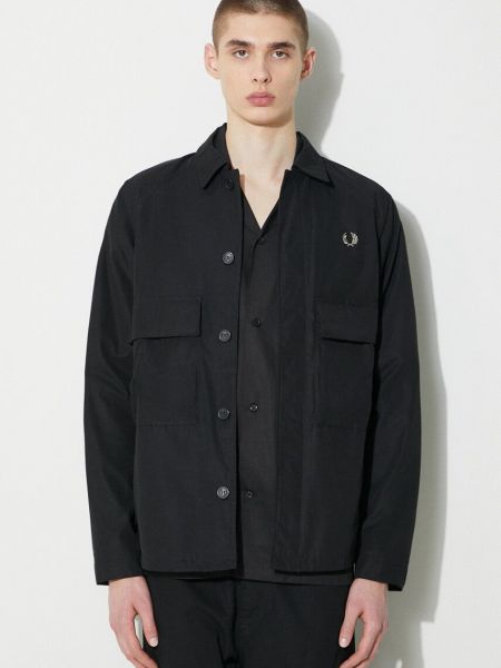 Jakna oversized Fred Perry crna