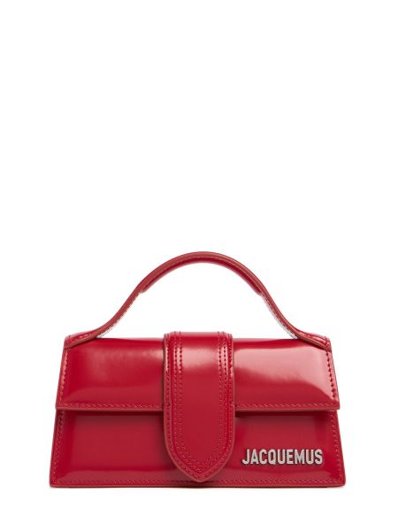 Læder top Jacquemus rød