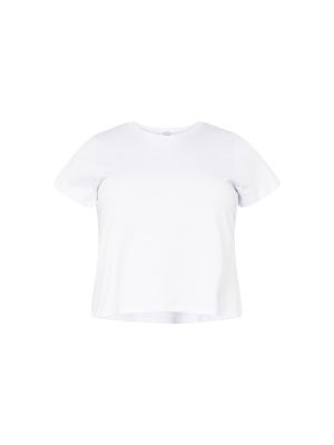 Памучна тениска Cotton On Curve бяло