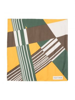 Копринен шал с принт с абстрактен десен Lanvin Pre-owned