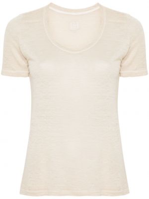 T-shirt en lin 120% Lino beige
