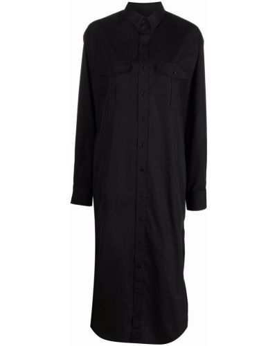 Vestido camisero manga larga Wardrobe.nyc negro