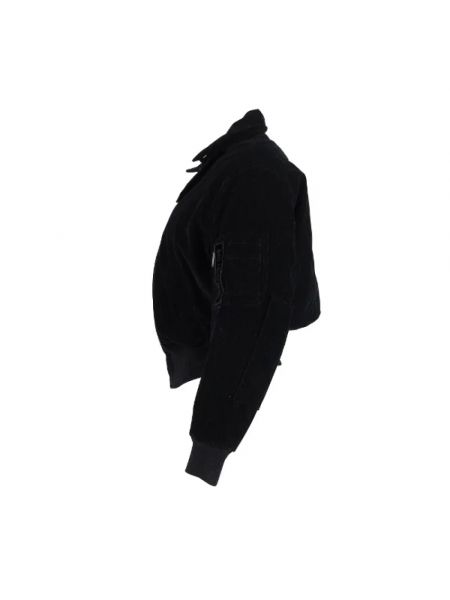 Kurtka bawełniana retro Yves Saint Laurent Vintage czarna