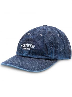 Kepurė su snapeliu Supreme mėlyna