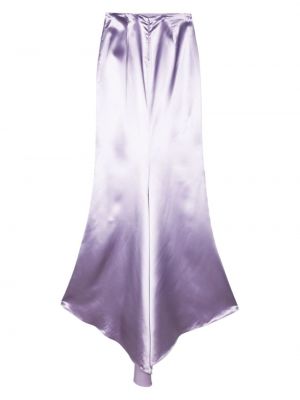 Maksi sijonas satininis Del Core violetinė