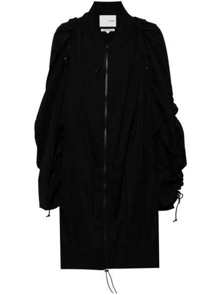 Mantel mit drapierungen Yoshiokubo schwarz