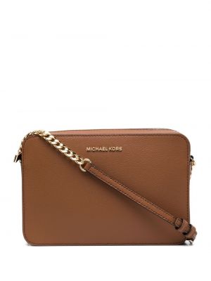 Usnjena crossbody torbica Michael Michael Kors