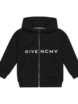 Hettegenser for gutter Givenchy Kids svart