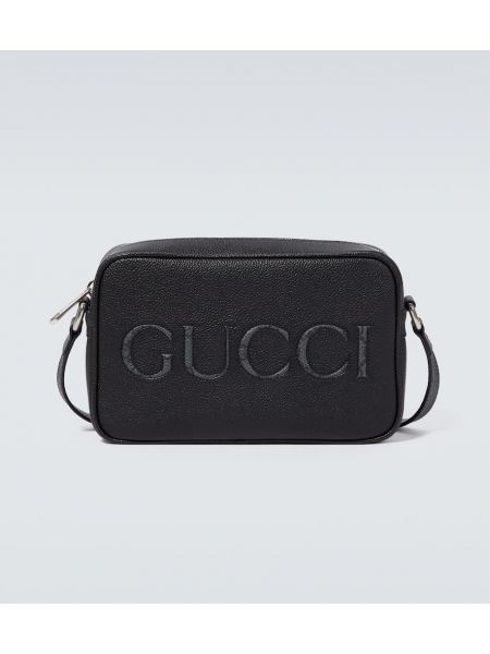 Kožna crossbody torbica Gucci