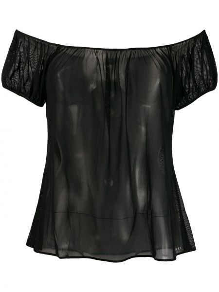 Blusa Chanel Pre-owned negro