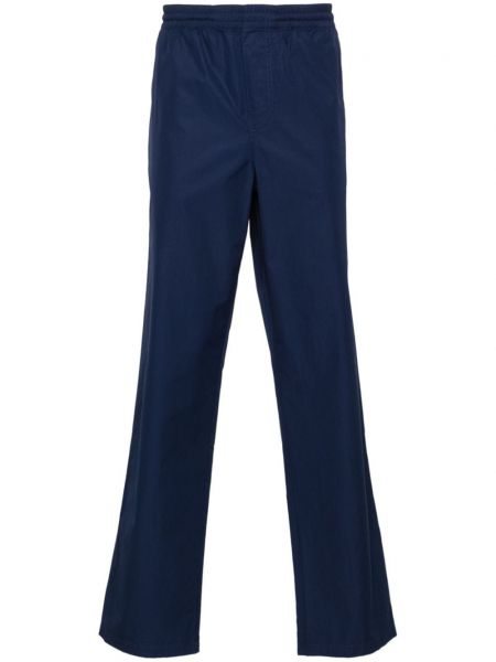 Pantalon droit en coton Aspesi bleu