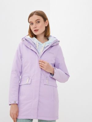 Утепленная куртка на шпильке High Experience, фиолетовая