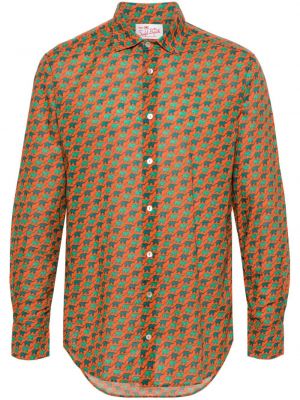 Βαμβακερό πουκάμισο με σχέδιο Mc2 Saint Barth