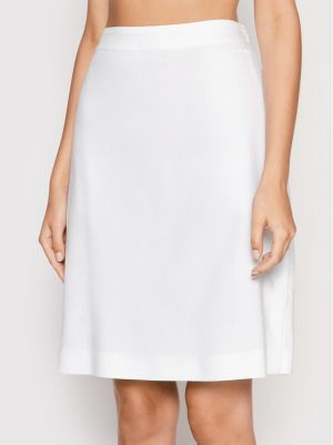 Φούστα mini Calvin Klein λευκό